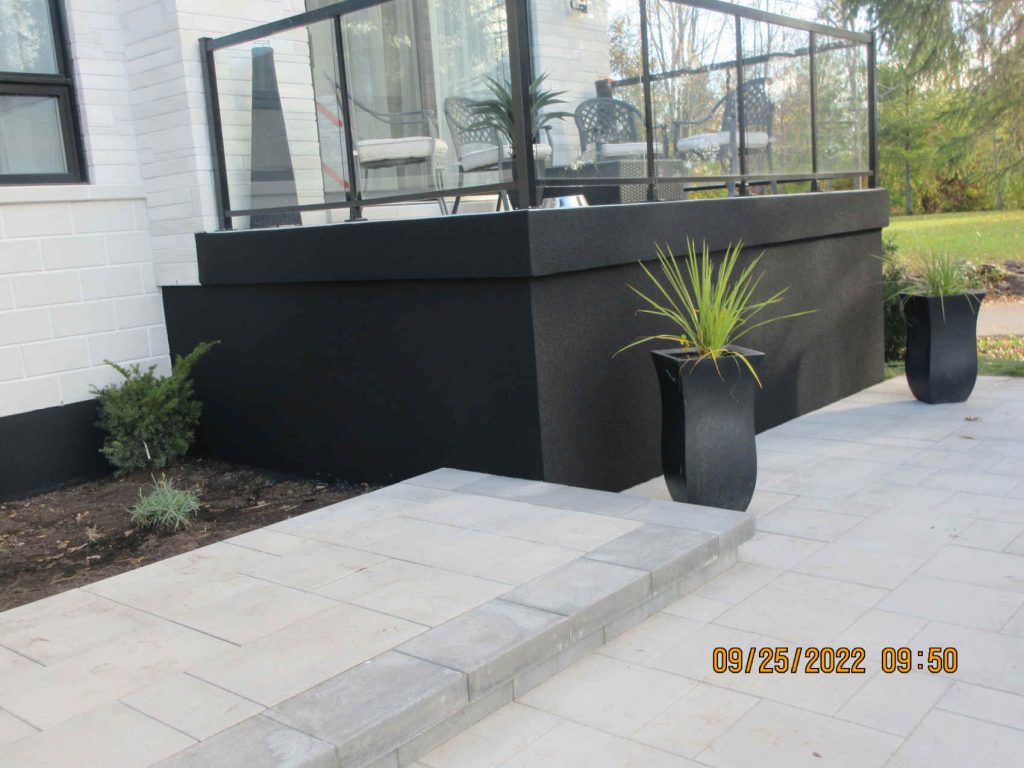 Revêtement acrylique noir